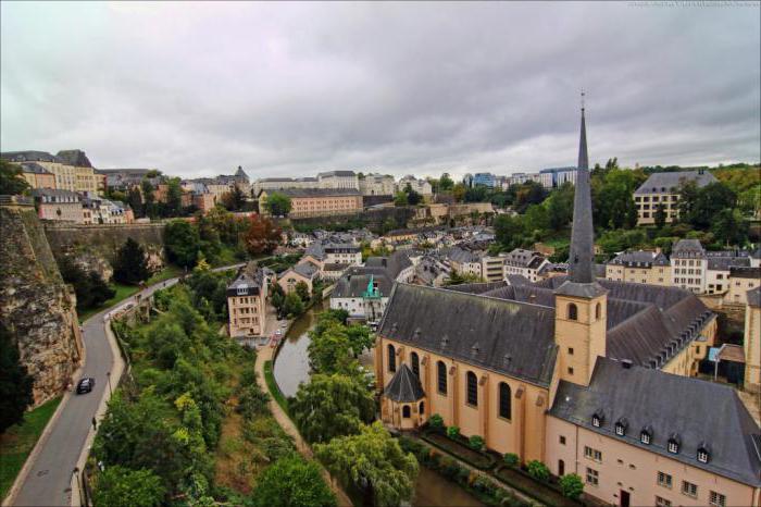 L'area del Lussemburgo, descrizione e foto