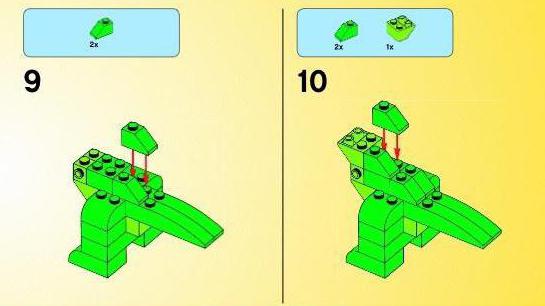 come disegnare un dinosauro lego