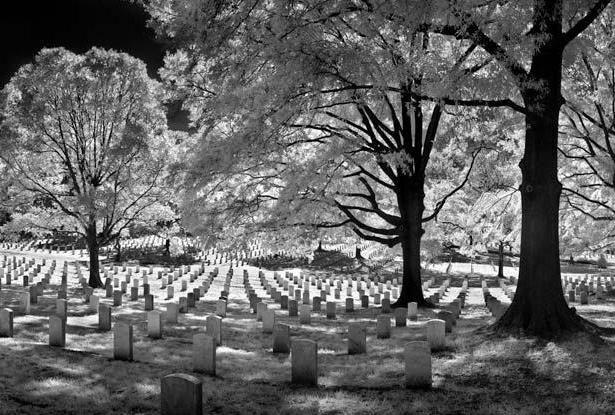 camminare in un cimitero