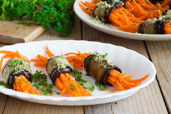 melanzane con carote in coreano