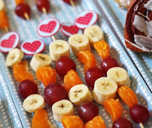 foto di decorazione a fette di frutta