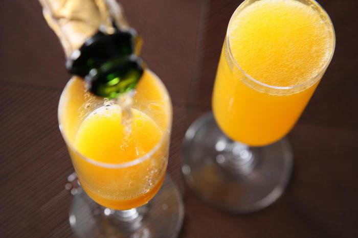 Cocktail "Mimosa": piacere dell'aria