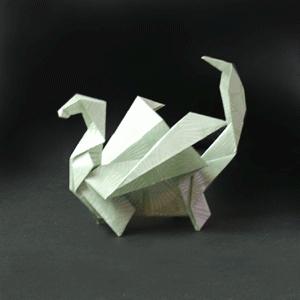 come disegnare un drago origami