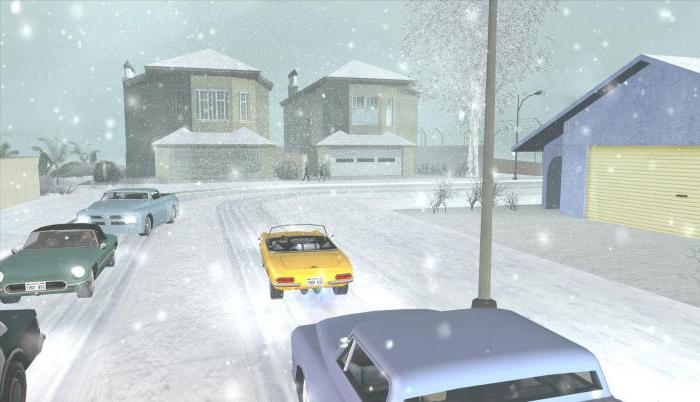 Aggiunte e codici per "GTA: San Andreas" per l'inverno