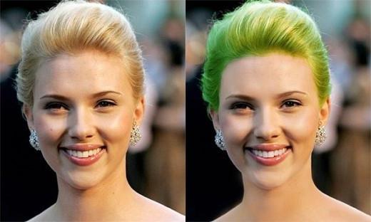 come cambiare il colore dei capelli in Photoshop