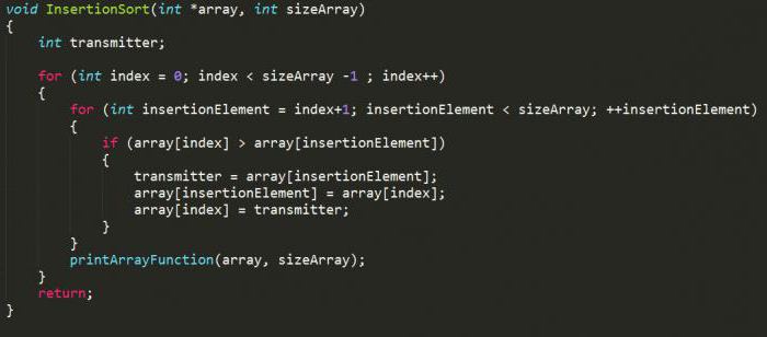 Ordinamento a bolle di un array monodimensionale: algoritmo, codice del programma in linguaggio C.