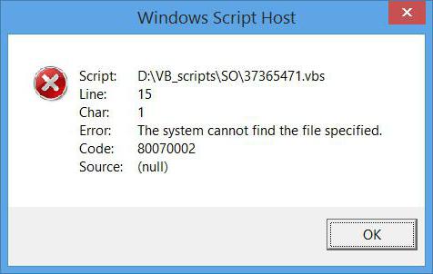 Errore di Windows script host come risolvere 