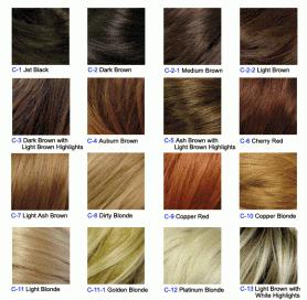 Tavolozza dei colori dei capelli 