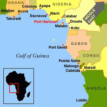 Il golfo di Guinea sta lavando l'Africa con