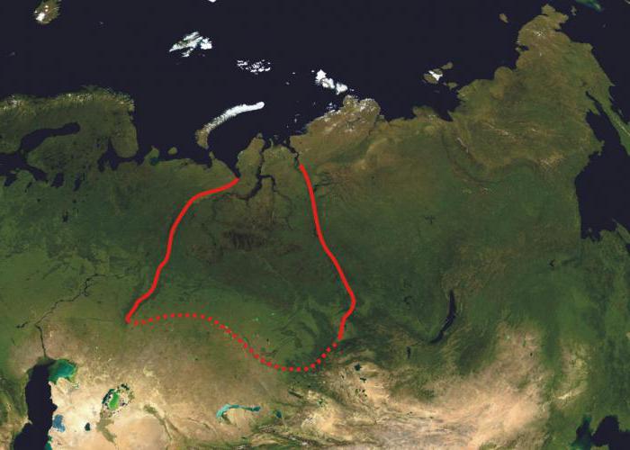 posizione geografica della Siberia occidentale