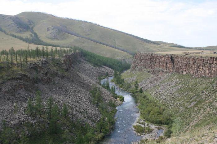 Rilievo e risorse minerarie della Mongolia