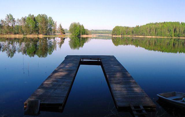 il lago sapshou riposa con le tende