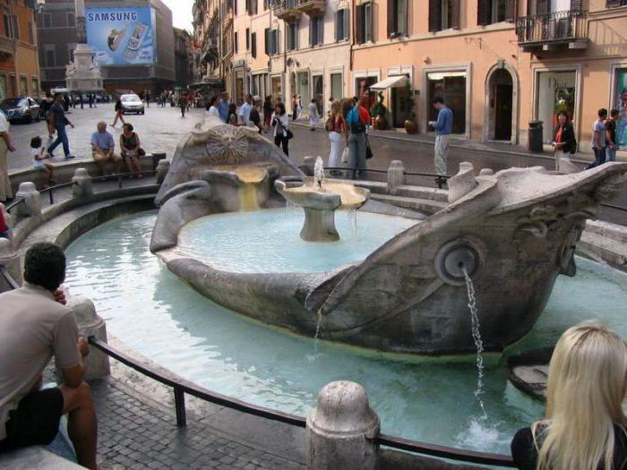 La Piazza di Spagna a Roma